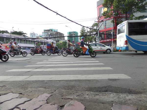 Saigon pedestrian lane