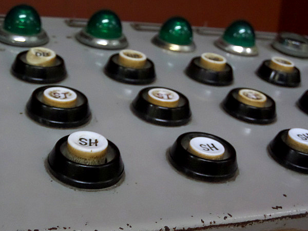 command centre buttons in Saigon's Independence Palace