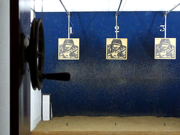 shooting range inside the Independence Palace