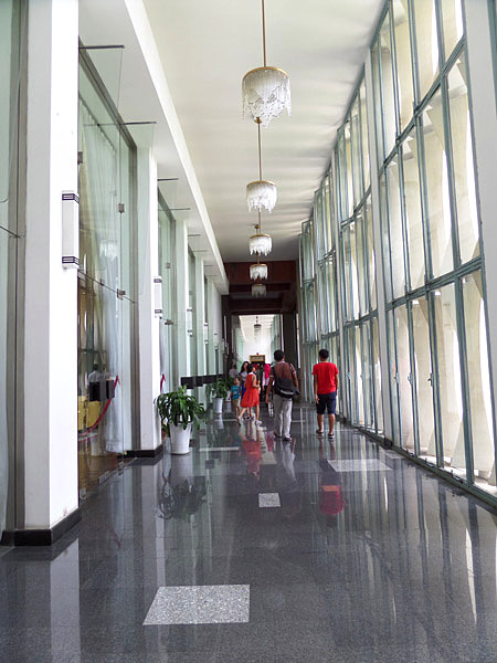 a hallway in the Independence Palace