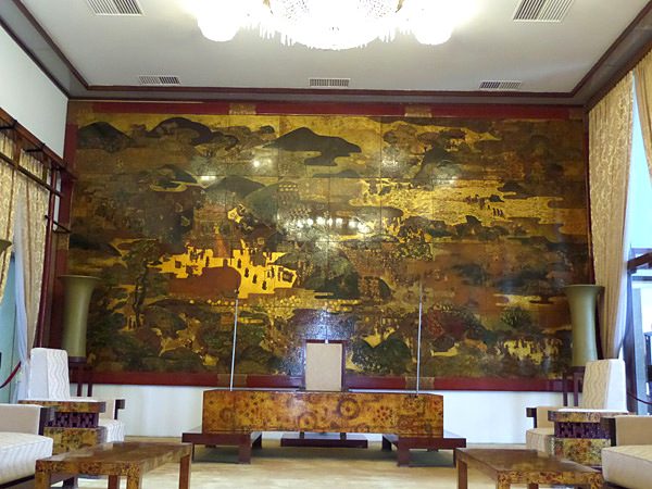 gigantic painting in The Independence Palace