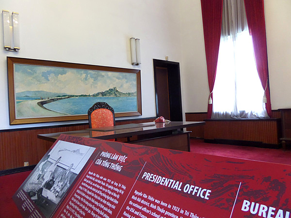 President's office in the Reunification Palace