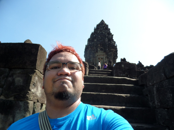 Ethan at Bakong, part of Roluos Group, Cambodia