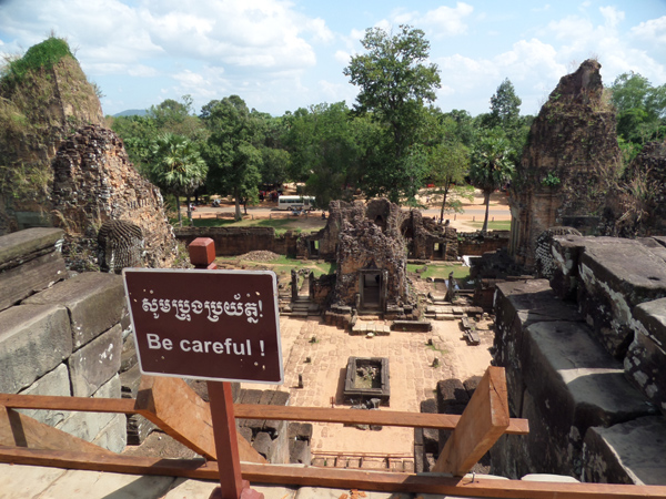 Restoration ongoing at Pre Rup in Cambodia