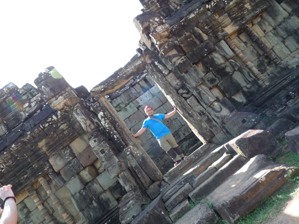 Ethan in Bakong, Rolous Group, Siem Reap, Cambodia