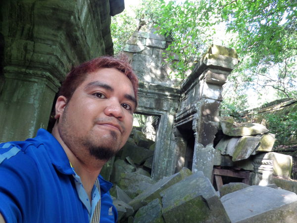 Ethan at Beng Mealea, Cambodia