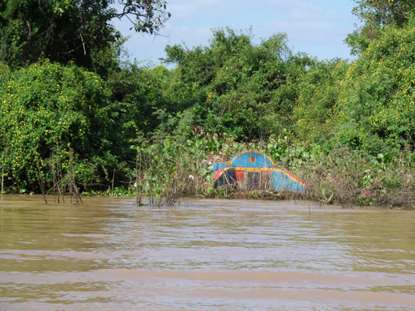 cemetery at Tonle Sap, Cambodia