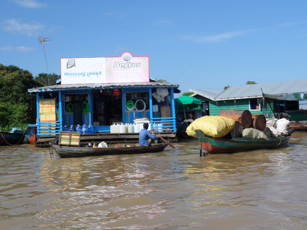 general store at Tonle Sap, Cambodia