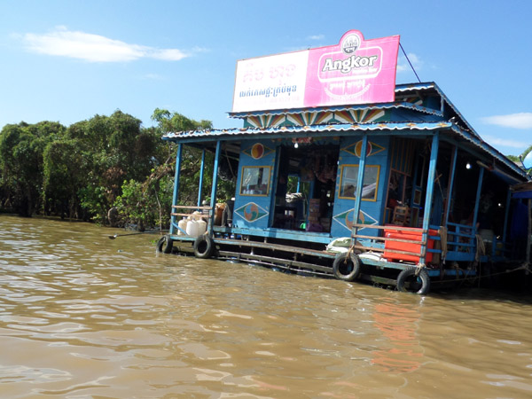 general store at Tonle Sap, Cambodia