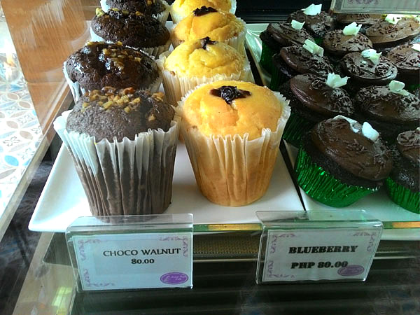 Baked goods from Sweet Home Cafe, Bohol