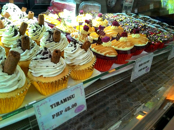 Cupcakes from Sweet Home Cafe, Bohol