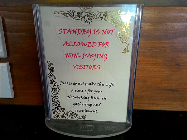 No networking allowed in Sweet Home Cafe Tagbilaran, Bohol