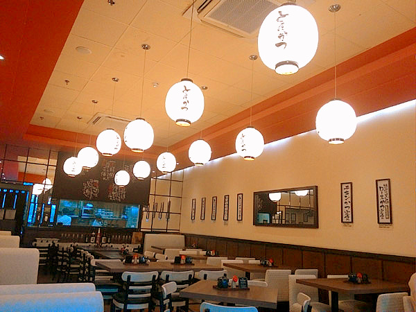 Interior design of Tonkatsu restaurant in Cebu